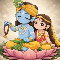 أيقونة Radha Naam Jap Counter: Sadhna